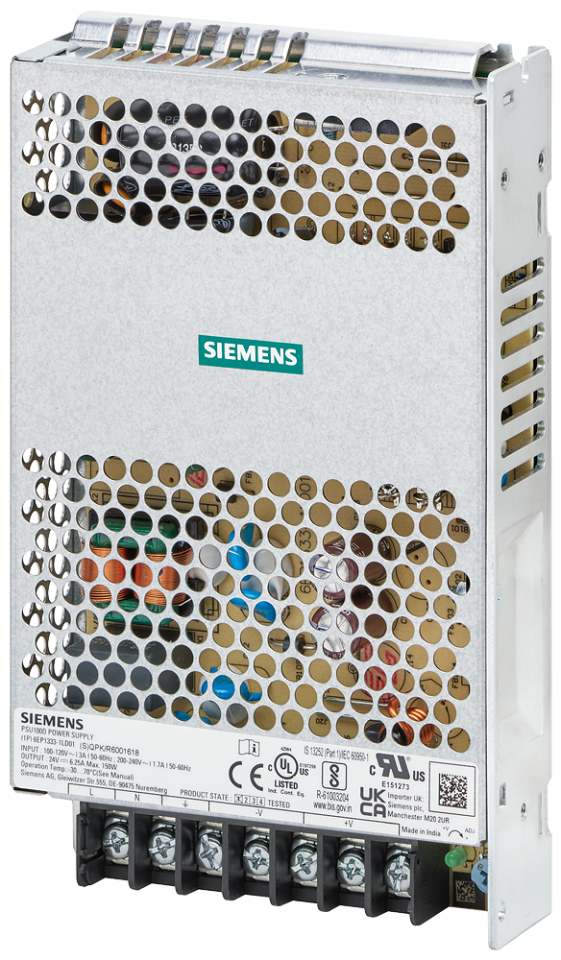 6EP1333-1LD01 PSU100D 24 V/6.25 A stabilized power supply input: