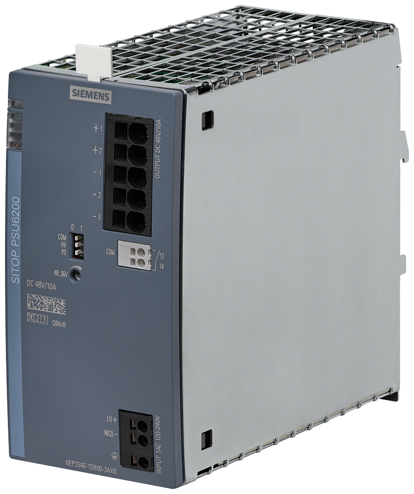 6EP3346-7SB00-3AX0 SITOP PSU6200 48 V/10 A stabilized power supply input: