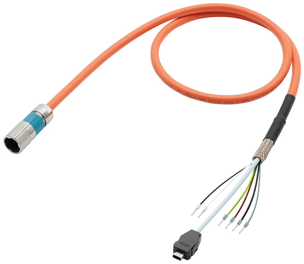 6FX5002-8QN04-1AF0 Single cable prefabricated 4G0.38+2x0.38+4x0.2 C SPEED-CONNECT