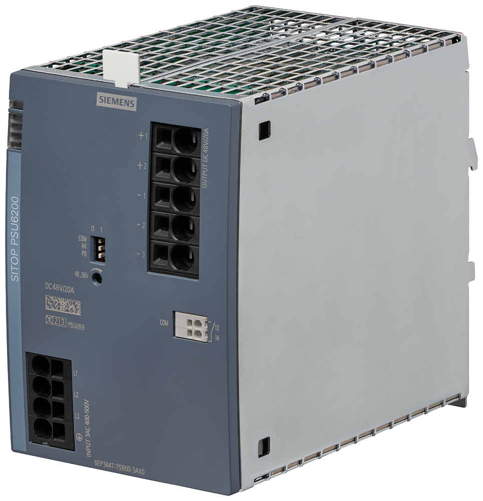 6EP3447-7SB00-3AX0 SITOP PSU6200 48 V/20 A Stabilized power supply Input: