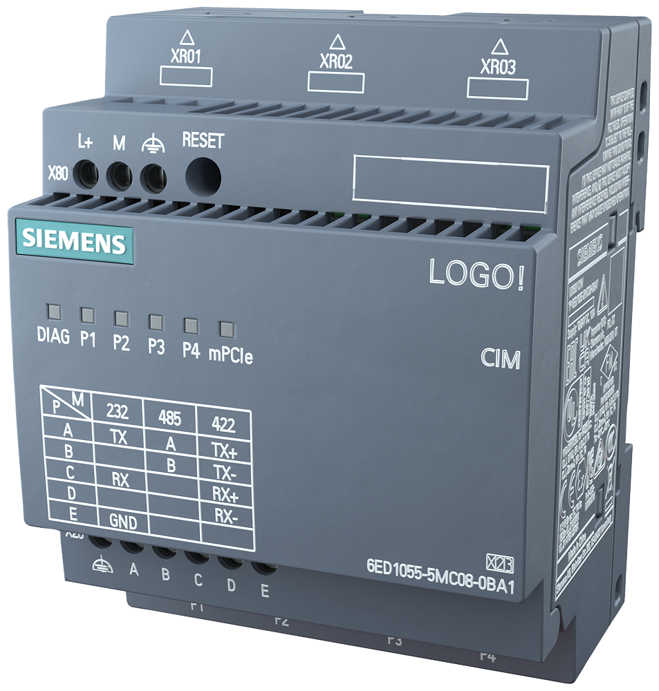 6ED1055-5MC08-0BA1 LOGO! CIM Communication Interface Module for LOGO!
