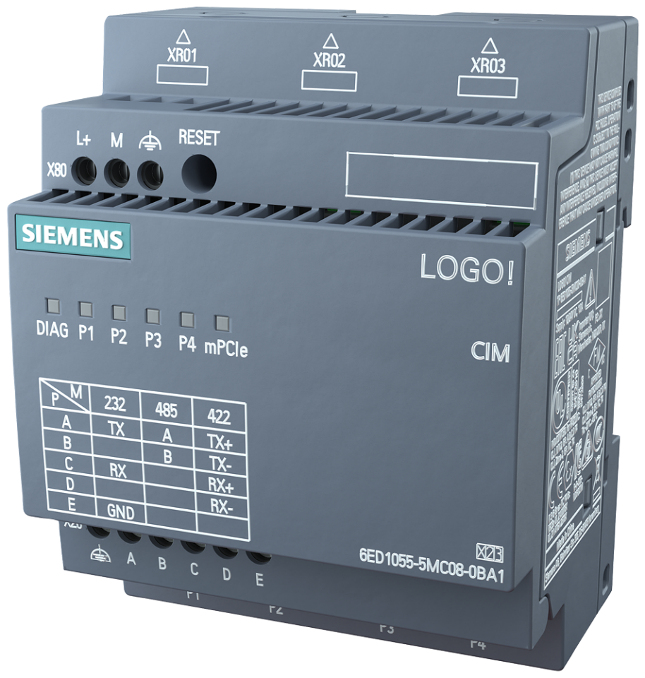 6ED1055-5MC08-0BA1 LOGO! CIM Communication Interface Module for LOGO!