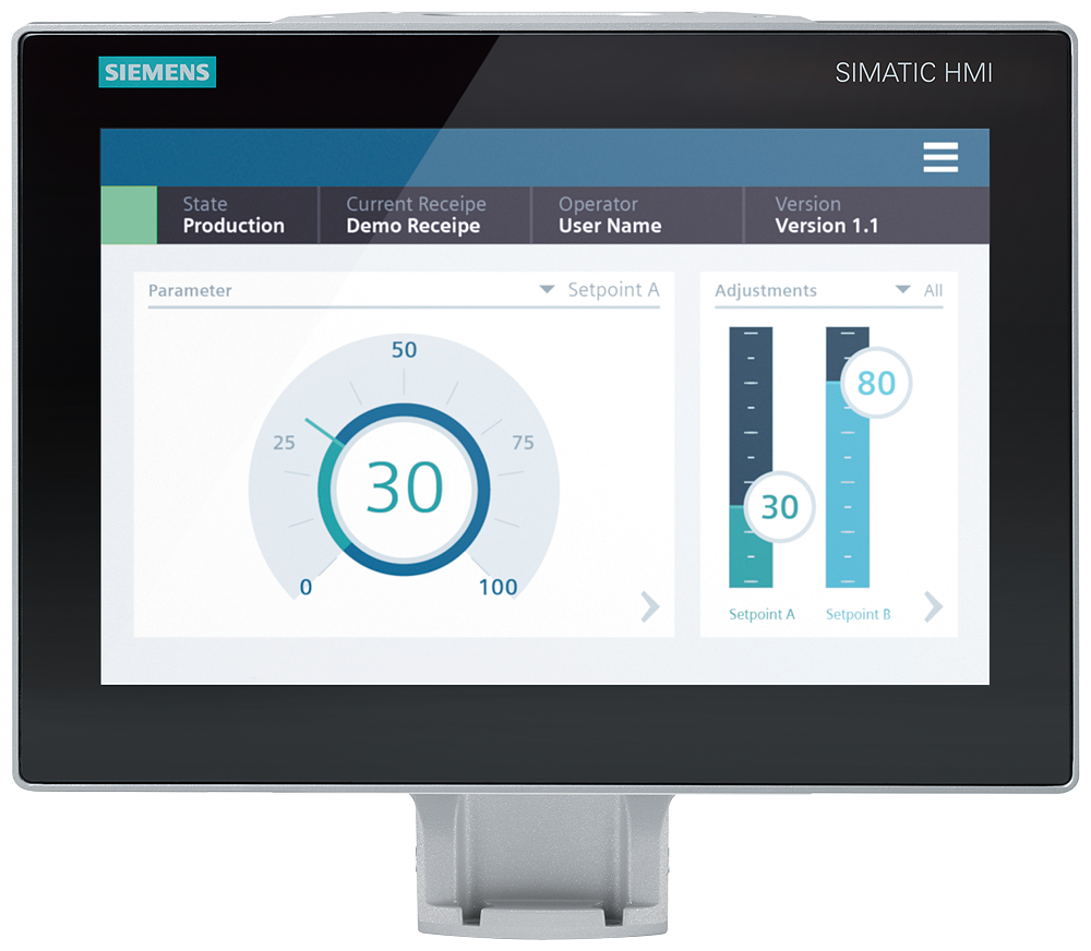 6AV2128-3MB27-1BX0 SIMATIC HMI MTP1200 PRO, for supporting foot (expandable,