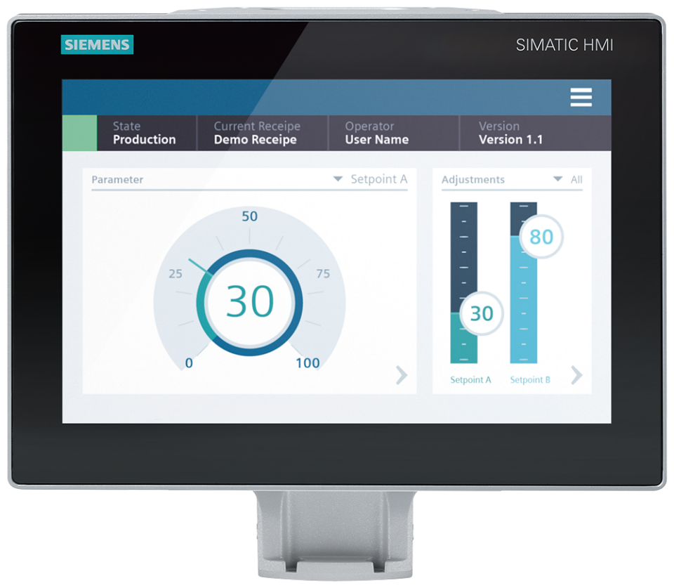6AV2128-3MB27-1BX0 SIMATIC HMI MTP1200 PRO, for supporting foot (expandable,