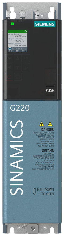 6SL4113-0CA11-0AF0 SINAMICS G220 380-500 V 3AC + 10/-20% 47-63 Hz power