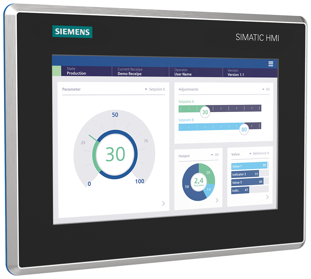 6AV2128-3KB40-0AX0 SIMATIC HMI MTP1000 Unified Comfort Panel hygienic,