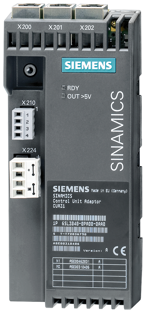 6SL3040-0PA00-0AA1 CUA31 Control Unit Adapter for PM340/PM240-2 Power