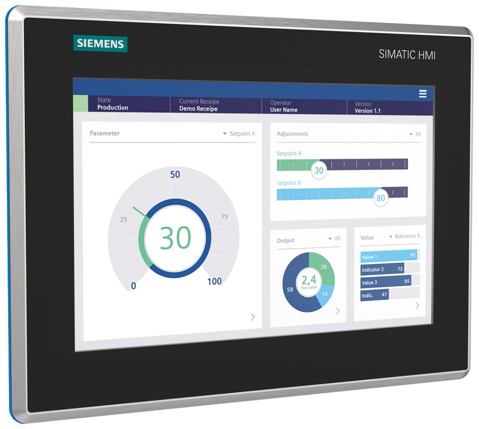 6AV2128-3MB40-0AX0 SIMATIC HMI MTP1200 Unified Comfort Panel hygienic,