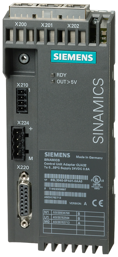 6SL3040-0PA01-0AA0 CUA32 Control Unit Adapter for PM340/PM240-2 Power
