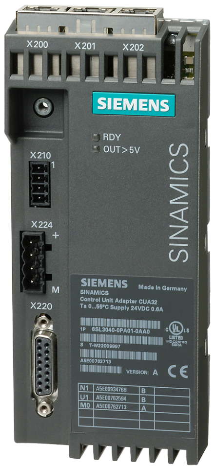6SL3040-0PA01-0AA0 CUA32 Control Unit Adapter for PM340/PM240-2 Power