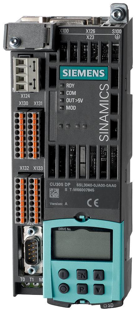 6SL3040-0JA00-0AA0 SINAMICS S110 CONTROL UNIT CU305 DP WITH PROFIBUS INTERFACE