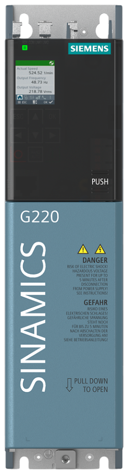 6SL4113-0CA08-0AF0 SINAMICS G220 380-500 V 3AC + 10/-20% 47-63 Hz power