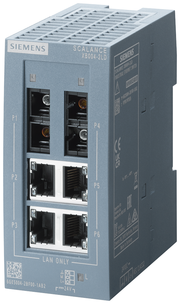 6GK5004-2BF00-1AB2 SCALANCE XB004-2LD unmanaged Industrial Ethernet Switch