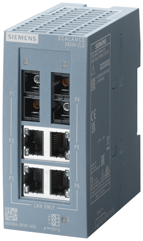 6GK5004-2BF00-1AB2 SCALANCE XB004-2LD unmanaged Industrial Ethernet Switch