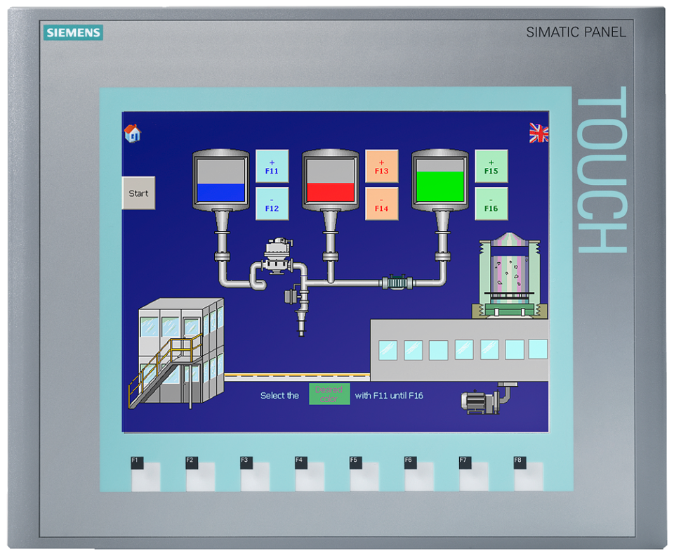6AV6647-0AF11-3AX0 SIMATIC HMI KTP1000 Basic Color PN, Basic Panel, Key/touch
