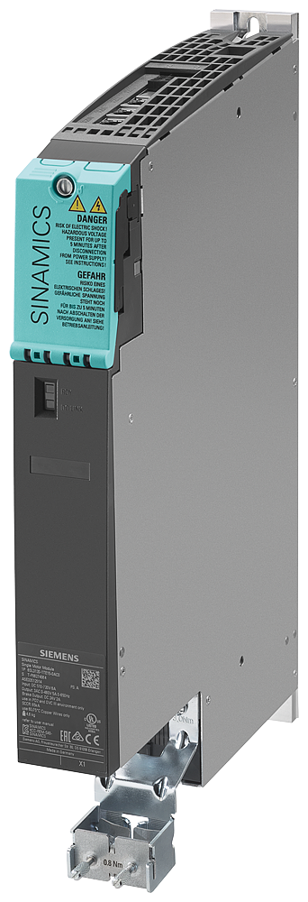 6SL3120-1TE13-0AD0 SINAMICS S120 SINGLE MOTOR MODULE INPUT: DC 600V OUTPUT: