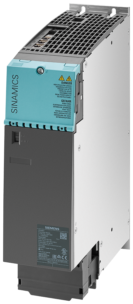 6SL3120-1TE24-5AC0 SINAMICS S120 SINGLE MOTOR MODULE INPUT: DC 600V OUTPUT: