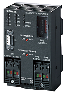 6ES7972-0AB01-0XA0 SIMATIC S7, Diagnostic repeaters for PROFIBUS DP, for