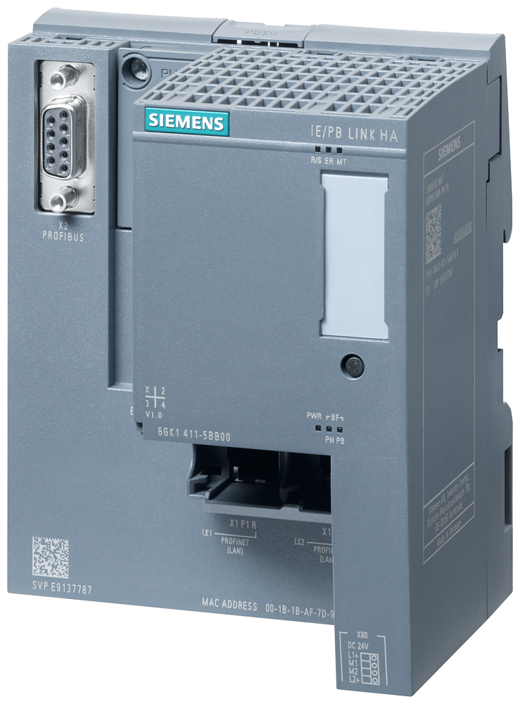 6GK1411-5BB00 IE/PB LINK HA gateway between Ind. Ethernet and PROFIBUS,
