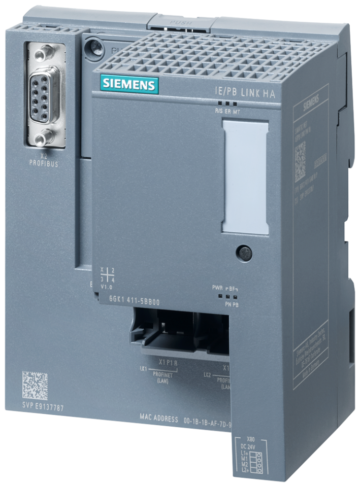 6GK1411-5BB00 IE/PB LINK HA gateway between Ind. Ethernet and PROFIBUS,