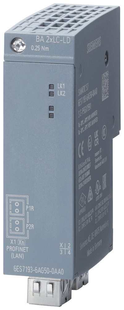 6ES7193-6AG50-0AA0 SIMATIC BusAdapter BA 2xLC-LD 2x LC-LD port, for single-mode
