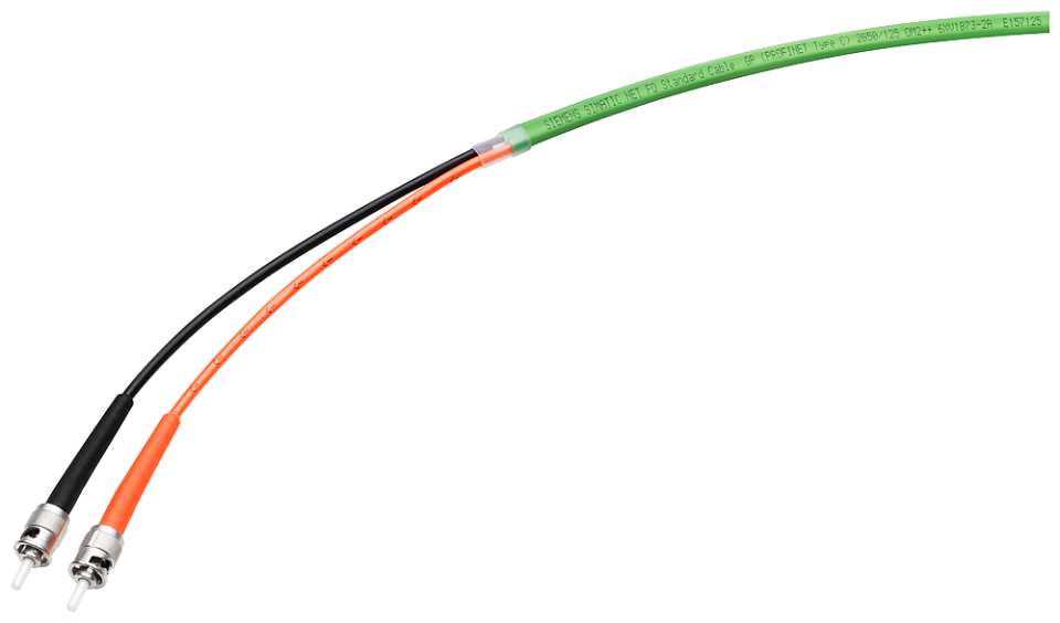 6XV1873-3AT20 FO Standard Cable 50/125, pre-assembled with 2x2 BFOC