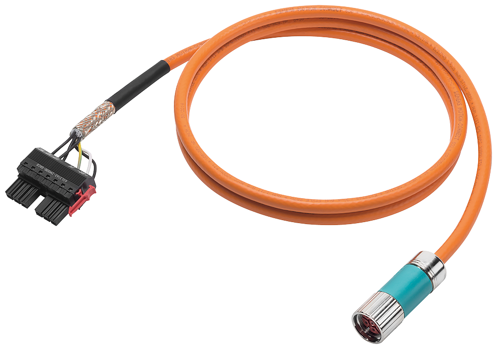 6FX5002-5DN06-1CF0 Power cable pre-assembled TYPE 6FX5002-5DN06 4X1.5,