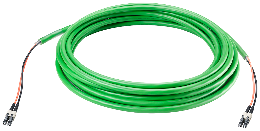 6XV1873-5AT30 FO Standard Cable GP 50/125, pre-assembled with 2x