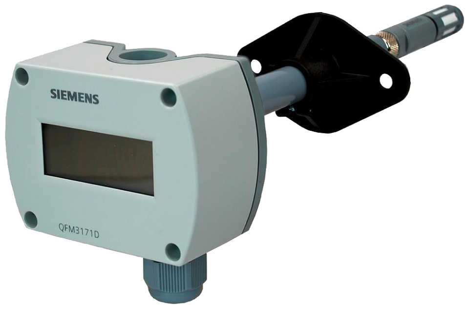 QFM3171D QFM3171D - Duct sensor for humidity (4...20 mA) and