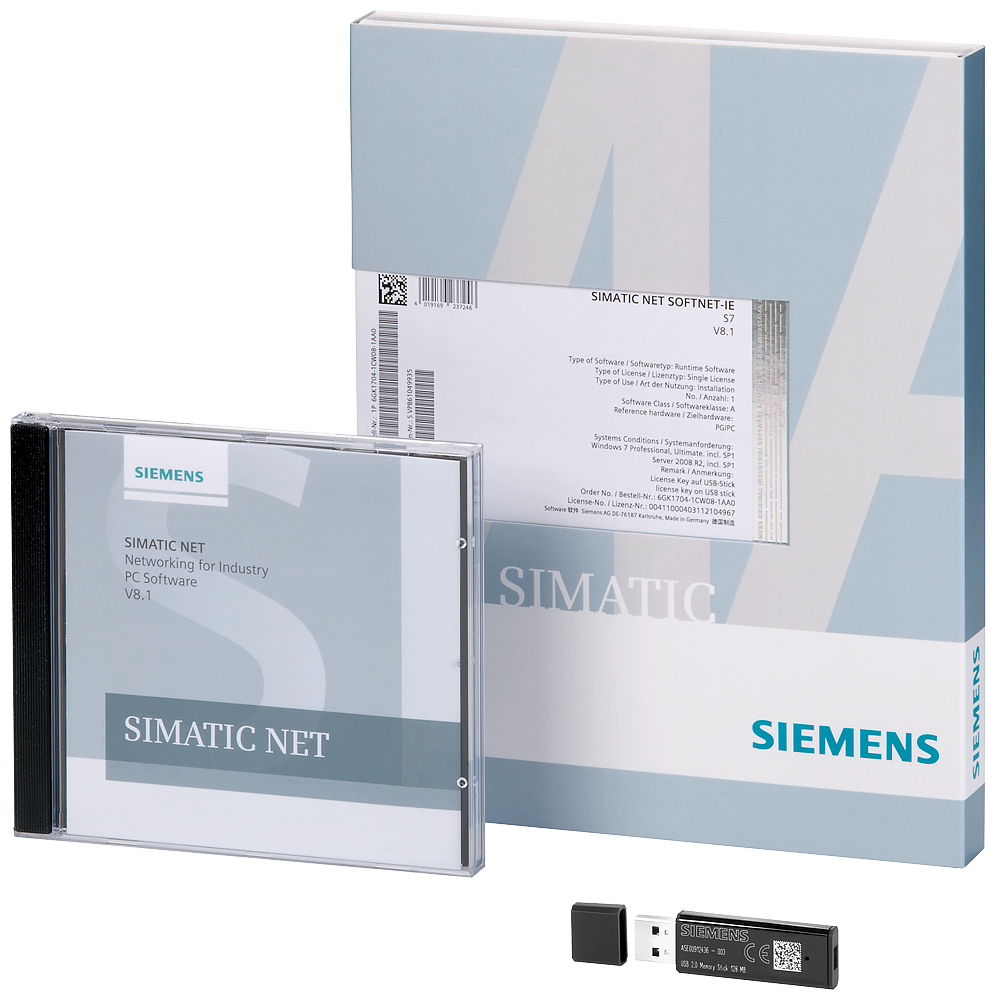 6GK1704-1LW16-0AA0 SIMATIC NET SOFTNET-IE S7 LEAN V16; software for S7,S5-compatible