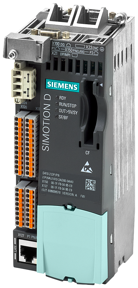 6AU1410-2AD00-0AA0 SIMOTION Drive-based Control Unit D410-2 DP/PN; programmable