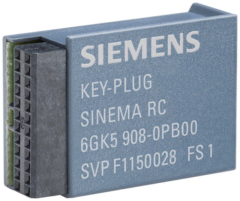 6GK5908-0PB00 KEY-PLUG SINEMA RC, Removable data storage medium for