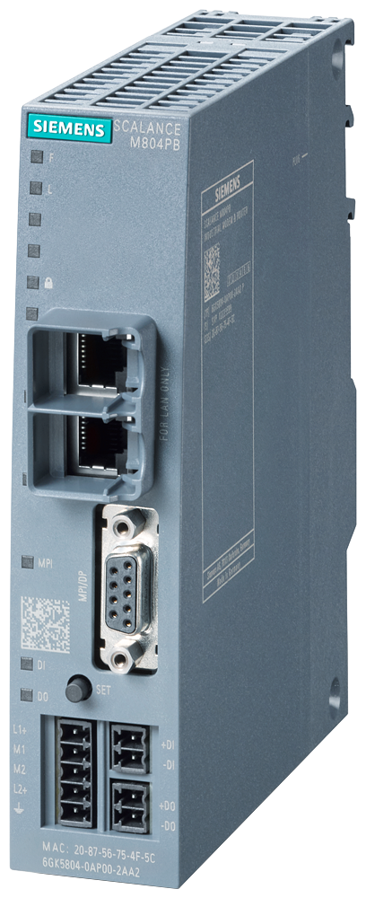 6GK5804-0AP00-2AA2 SCALANCE M804PB; Router for secure remote connection