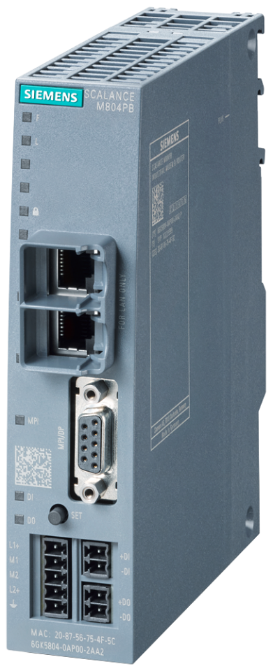 6GK5804-0AP00-2AA2 SCALANCE M804PB; Router for secure remote connection