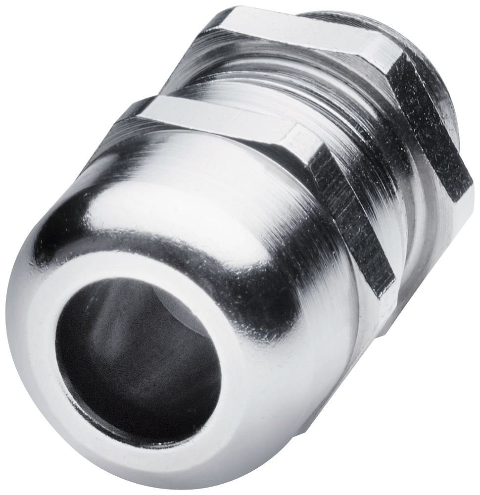 6NH3112-3BA00-1XX4 cable gland, M16, IP68, -40 to +100 Â°C, Brass nickel-plated,