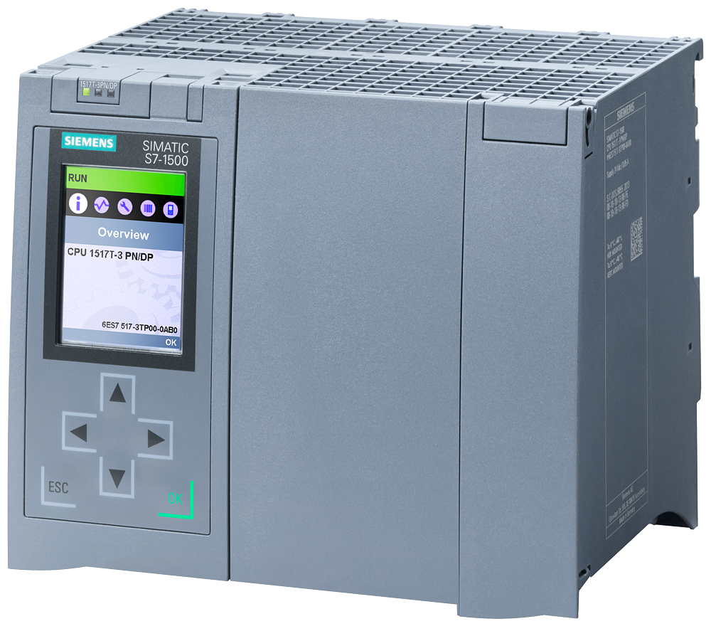 6ES7517-3TP00-0AB0 SIMATIC S7-1500T, CPU 1517T-3 PN/DP, Central processing