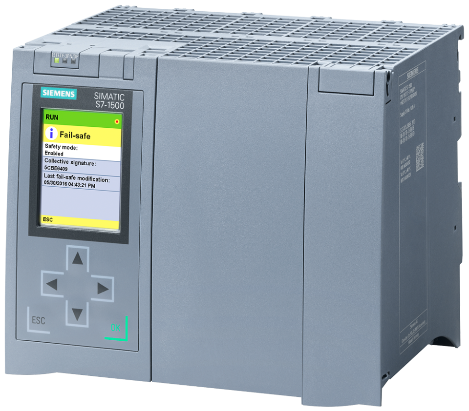 6ES7517-3UP00-0AB0 SIMATIC S7-1500TF, CPU 1517TF-3 PN/DP, Central processing