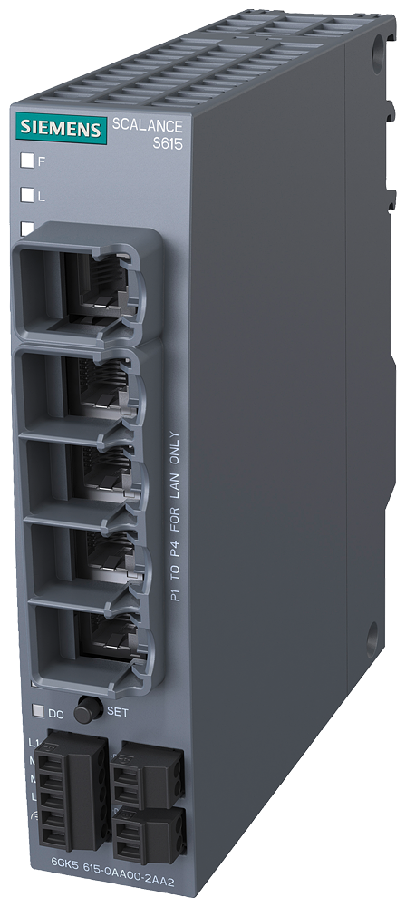 6GK5615-0AA00-2AA2 SCALANCE S615 LAN router; for protection of devices/networks