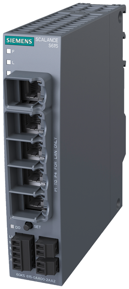 6GK5615-0AA00-2AA2 SCALANCE S615 LAN router; for protection of devices/networks