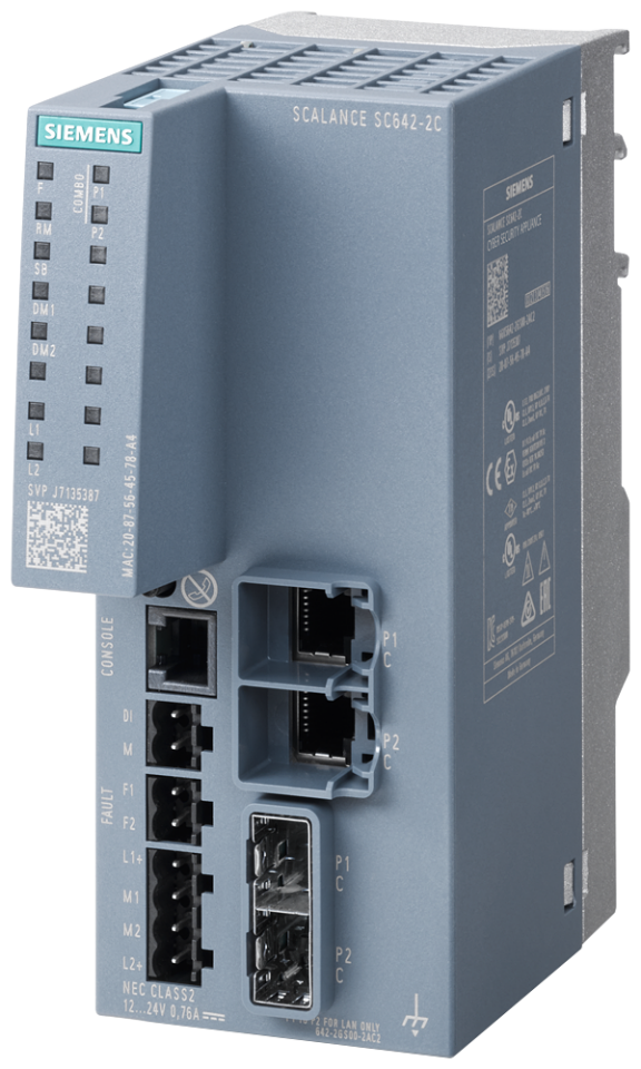 6GK5642-2GS00-2AC2 SCALANCE SC642-2C Industrial Security Appliance; For