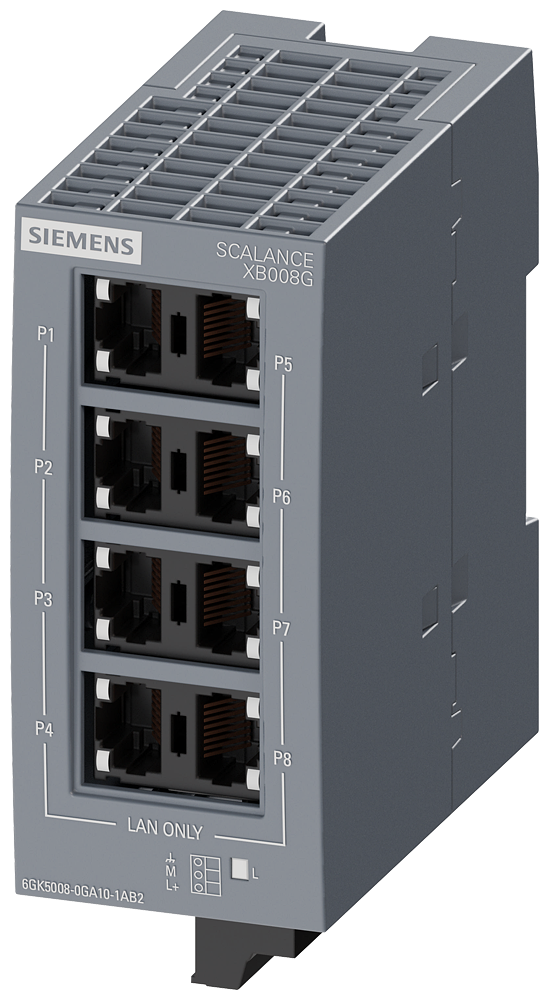 6GK5008-0GA10-1AB2 SCALANCE XB008G unmanaged Industrial Ethernet Switch