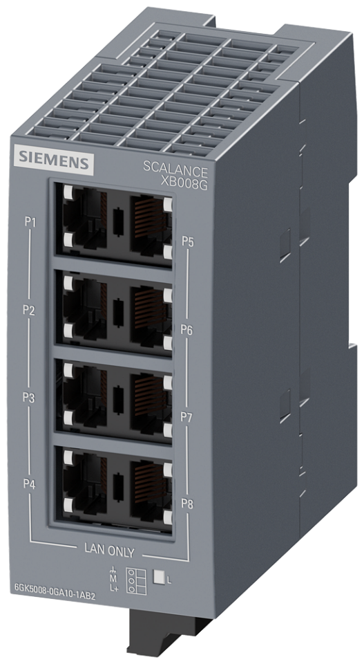 6GK5008-0GA10-1AB2 SCALANCE XB008G unmanaged Industrial Ethernet Switch