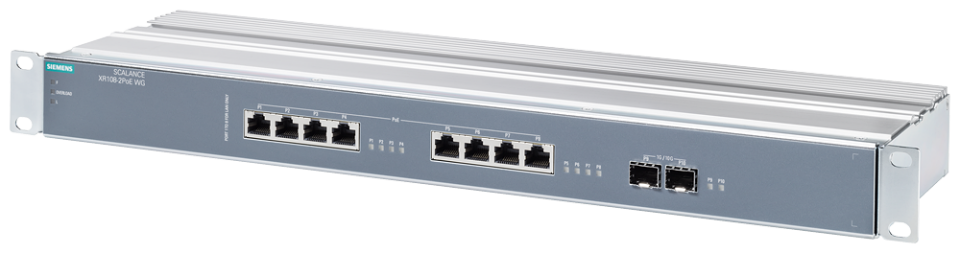 6GK5108-2QS00-3AR3 SCALANCE XR108-2PoE WG; unmanaged IE Switch; 19inch