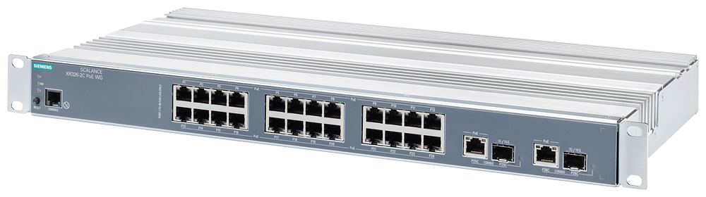 6GK5326-2QS00-3AR3 SCALANCE XR326-2C PoE WG; managed IE Switch; 19inch