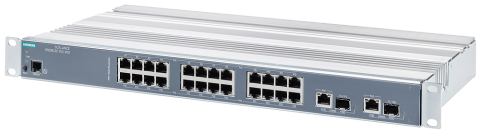 6GK5326-2QS00-3AR3 SCALANCE XR326-2C PoE WG; managed IE Switch; 19inch