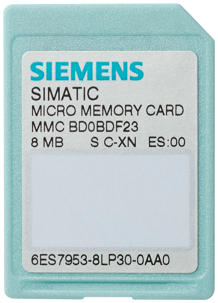 6ES7953-8LL31-0AA0 SIMATIC S7, Micro Memory Card P. S7-300/C7/ET 200,