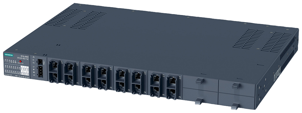 6GK5324-4QG10-1AR2 SCALANCE XR324-4M PoE; Managed IE switch, 19inch rack;