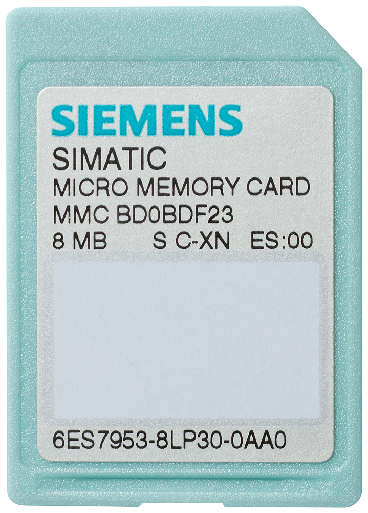 6ES7953-8LP31-0AA0 SIMATIC S7, Micro Memory Card for S7-300/C7/ET 200,