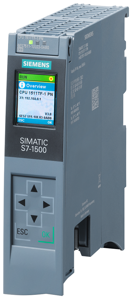 6ES7511-1UL03-0AB0 SIMATIC S7-1500T, CPU 1511TF-1 PN, central processing
