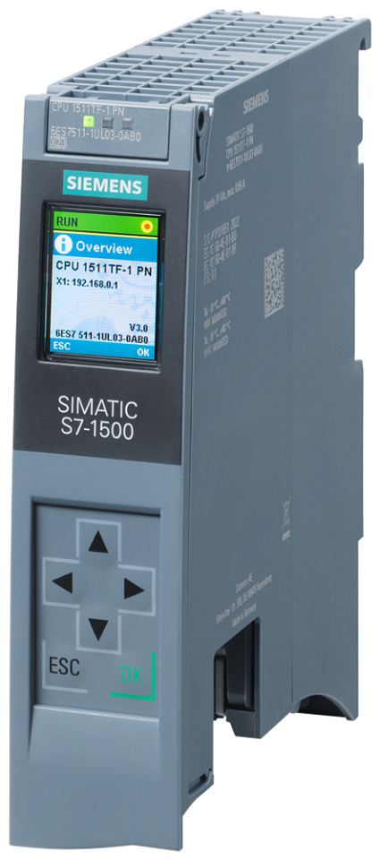 6ES7511-1UL03-0AB0 SIMATIC S7-1500T, CPU 1511TF-1 PN, central processing